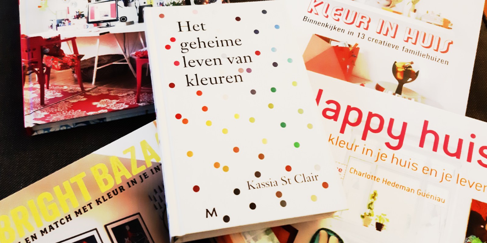 Boeken over kleur in je interieur: hoe krijg je een beter humeur?