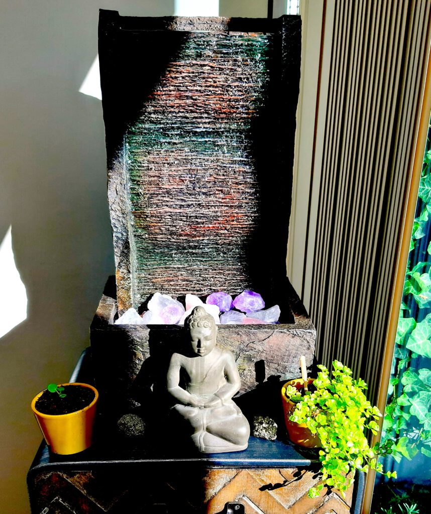 Feng Shui fontein in huis