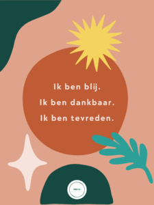 Gratis poster positieve affirmaties FREEYA